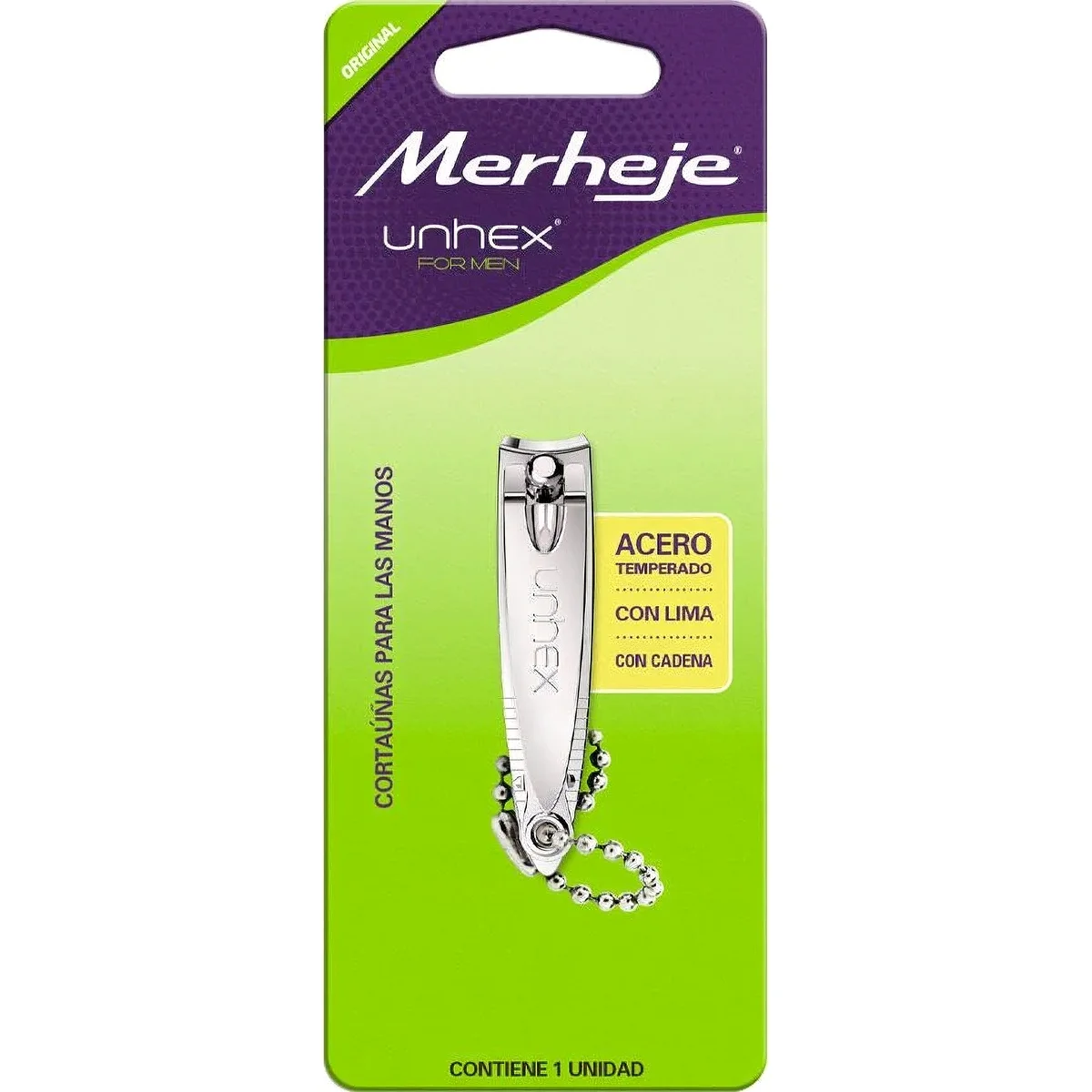 Cortaúñas para Manos Merheje Unhex Men con Cadena — foto 1