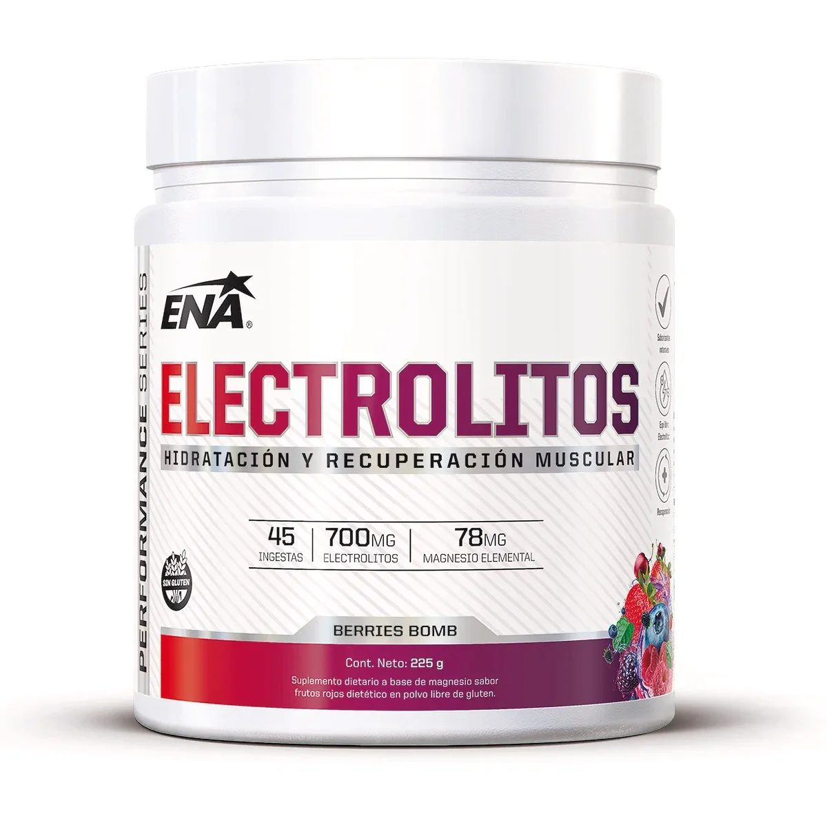 ENA Electrolitos Berries 225 g — foto 1