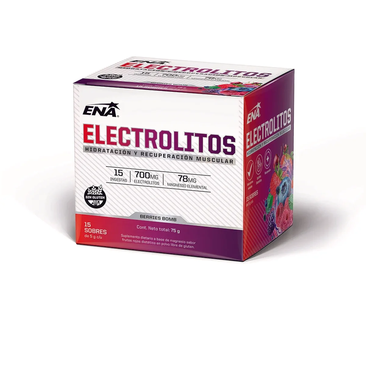 ENA Electrolitos Berries 15 sobres — foto 1