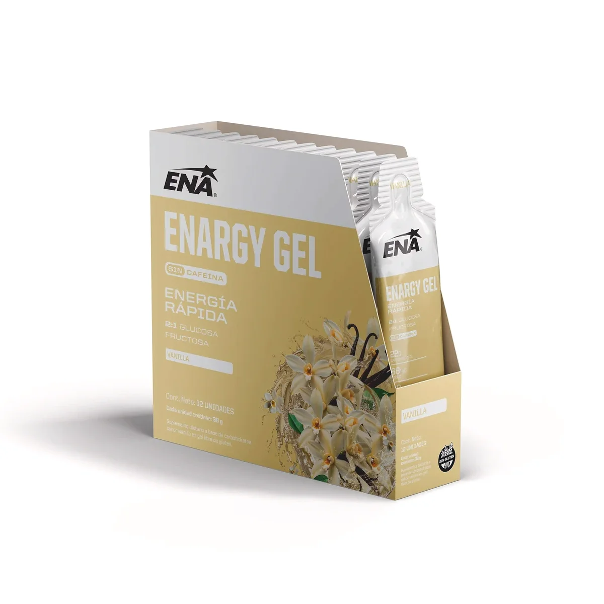 Gel Energético ENA Enargy Sabor Vainilla x12 Unidades — foto 1