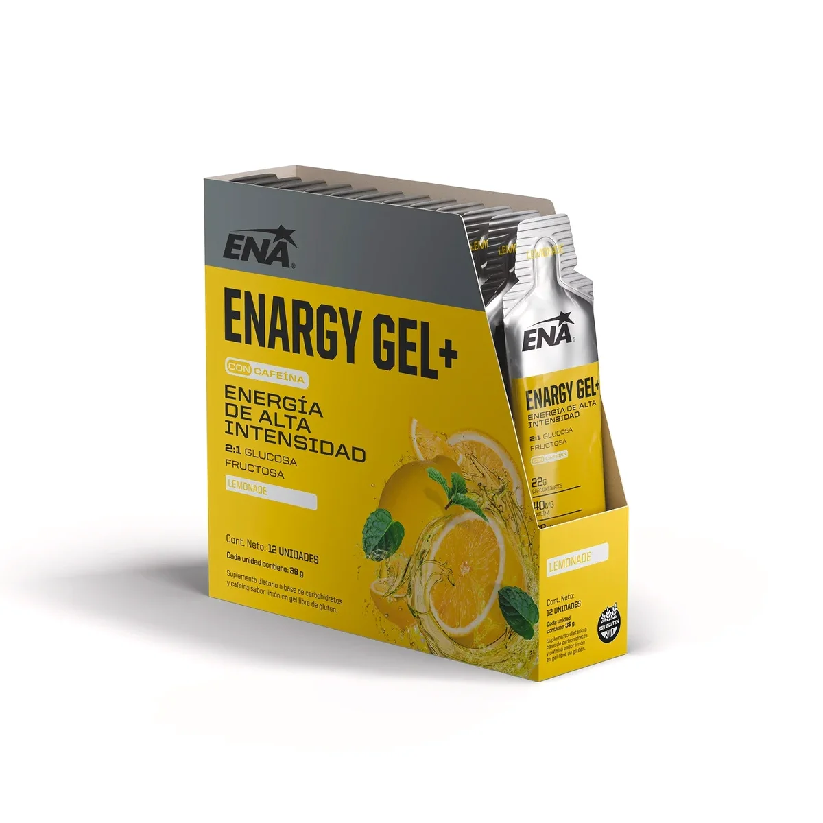 Ena Energy Gel Lemonade Caja x12 Unidades — foto 1