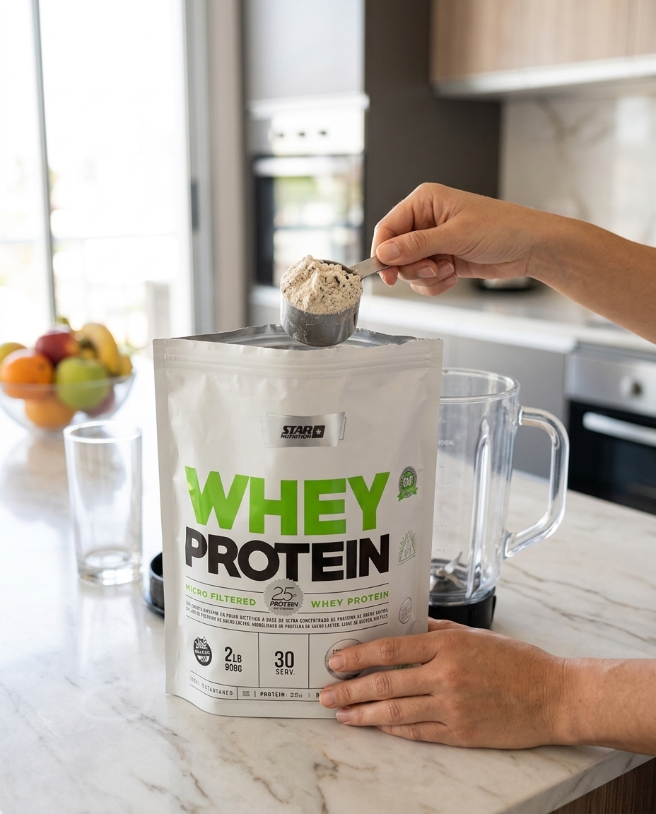 Star Nutrition Whey Protein Cookies & Cream 2 lb — foto 2