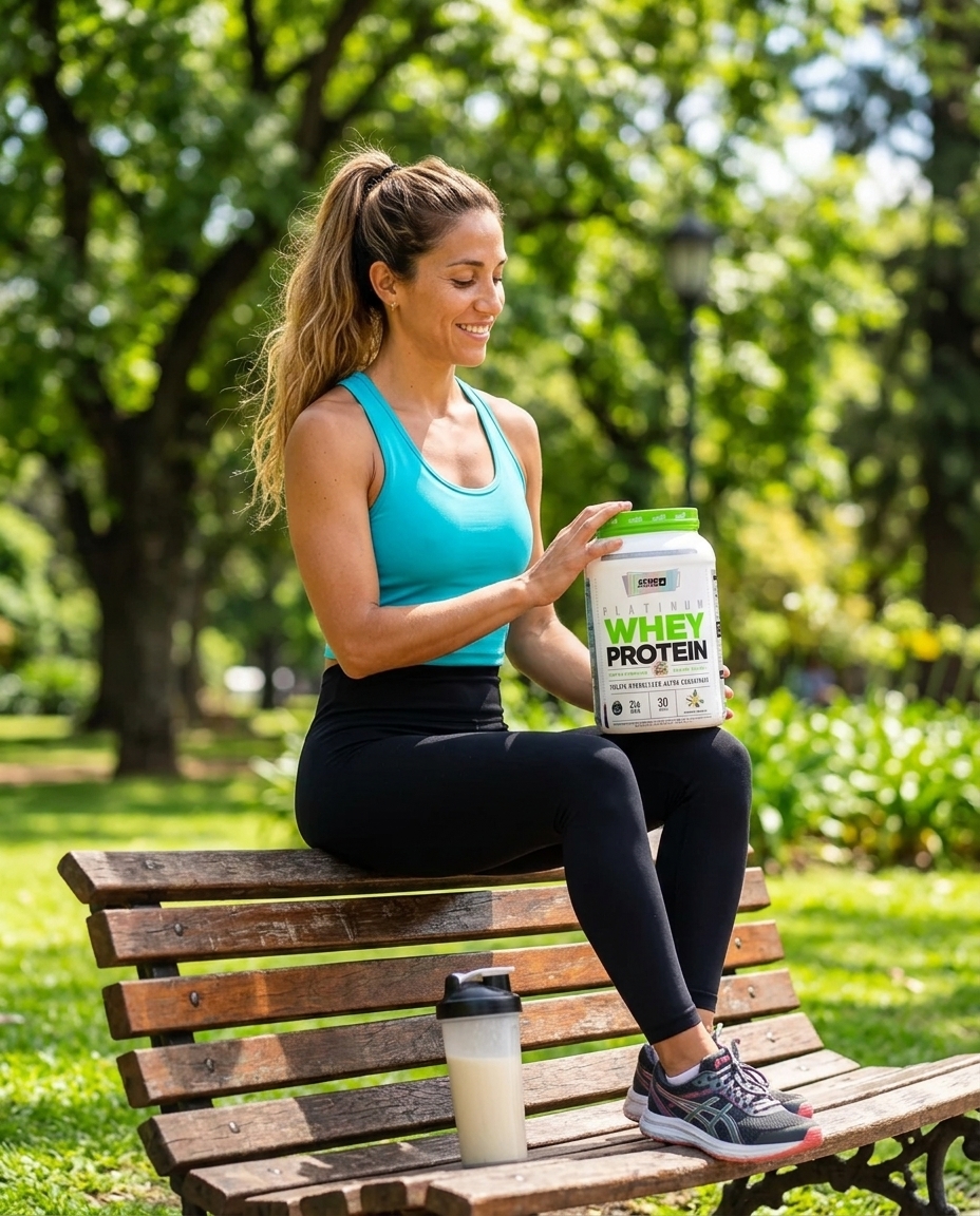 Star Nutrition Platinum Whey Protein Vainilla 2 lb — foto 3