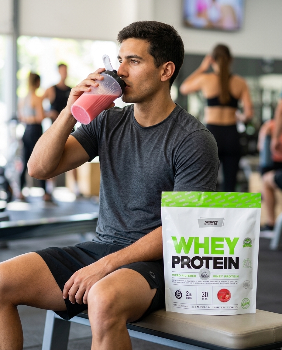 Star Nutrition Whey Protein Frutilla 2 lb — foto 2