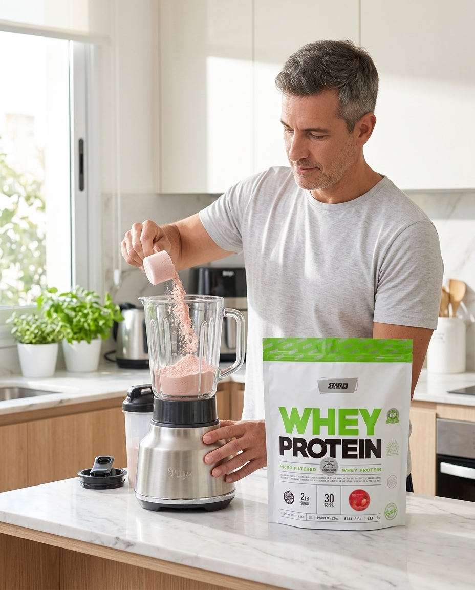 Star Nutrition Whey Protein Frutilla 2 lb — foto 4
