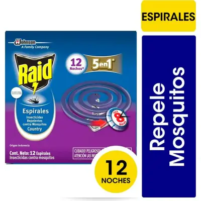 Raid Espirales contra Mosquitos x 12