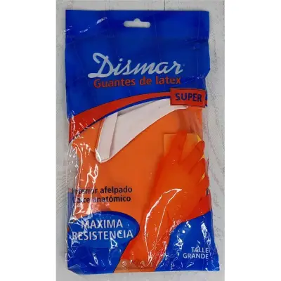 Guantes de Látex Domésticos Dismafar Talle Grande