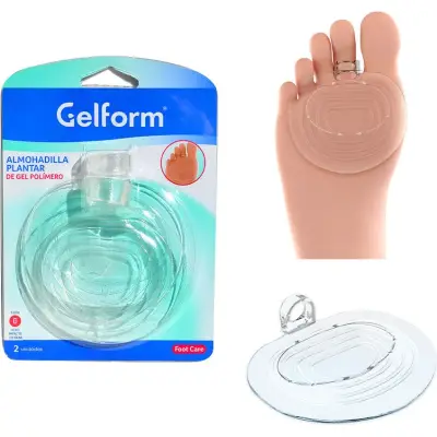 Almohadillas Plantares de Gel Gelform Grandes (Par)