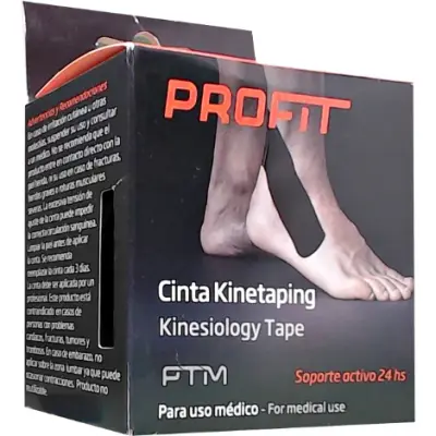 Cinta Kinesiológica Pantymed 5 cm x 5 m Negra