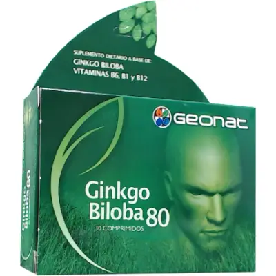 Suplemento Geonat Ginkgo Biloba 80 mg x 30 Comprimidos