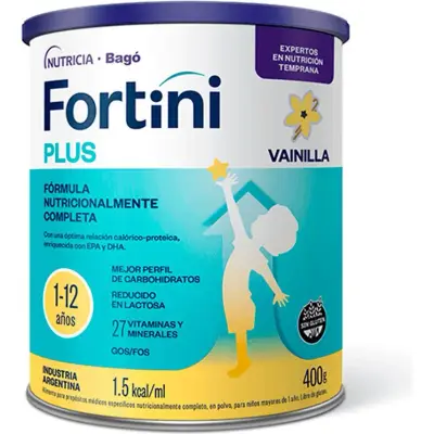 Fortini Plus Polvo Vainilla 400 g Nutricia