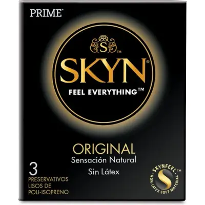 Preservativos Prime Skyn sin Látex x 3