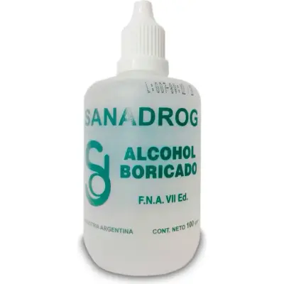 Alcohol Boricado Antiséptico Sanadrog 100 ml