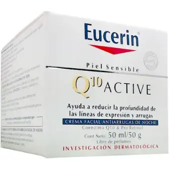 Eucerin Q10 Active Crema de Noche Antiarrugas 50 ml