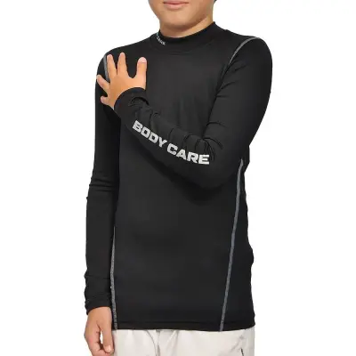 Remera Térmica Body Care para Niño Negro Talle 3