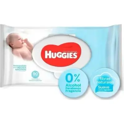 Toallitas Húmedas Huggies Recién Nacido x 80