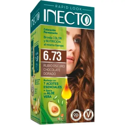 Coloración Capilar Inecto Rapid Look Tono 6.73