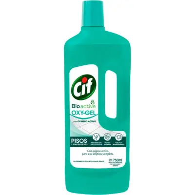 Limpiador de Pisos Cif Oxygel Bio 750 ml