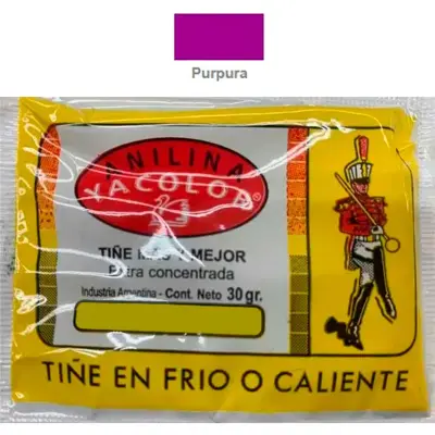 Anilina para Teñir Yacolor Púrpura