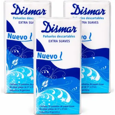 Pañuelos Descartables Dismar x 10 Unidades