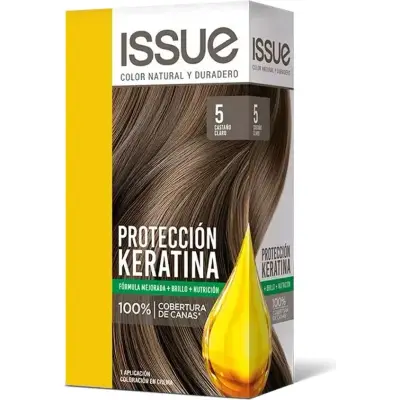 Kit de Coloración Capilar Issue con Keratina Tono 5