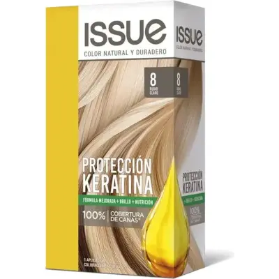 Kit de Coloración Capilar Issue con Keratina Tono 8