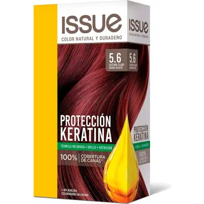 Kit de Coloración Capilar Issue con Keratina Tono 5/6