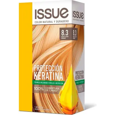 Tintura Capilar Issue Eco con Keratina Tono 8.3 (Repuesto)