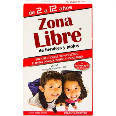 Pack Zona Libre Rojo Loción 60 ml + Shampoo 70 ml