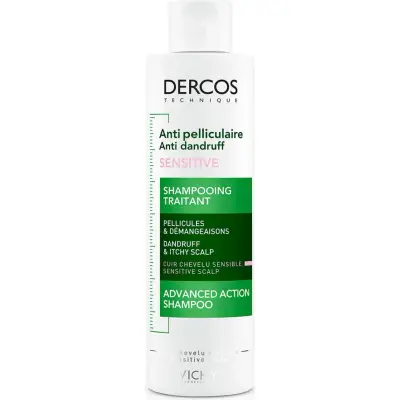 Shampoo Anticaspa Vichy Dercos Cuero Cabelludo Sensible 200 ml