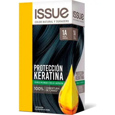 Kit de Coloración Issue Keratina Tono 1.A Negro