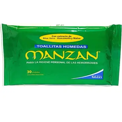 Toallas Húmedas Íntimas Manzan x 30