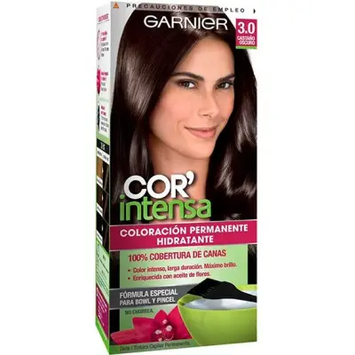 Coloración Garnier Color Intensa Tono 3.0 Castaño Oscuro