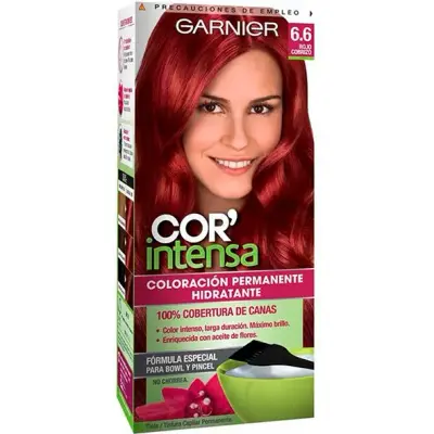 Tintura Capilar Garnier Color Intensa Tono 6.6