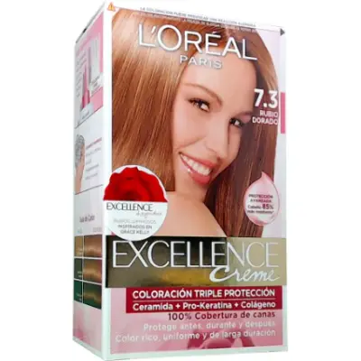 Tintura Capilar L'Oréal Excellence Crème Tono 7.3