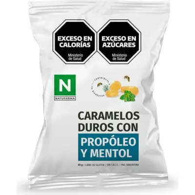 Natufarma Propóleo y Mentol Caramelos x 20