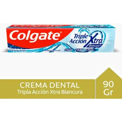 Crema Dental Colgate Triple Acción Extra Blanqueador 102,4 g