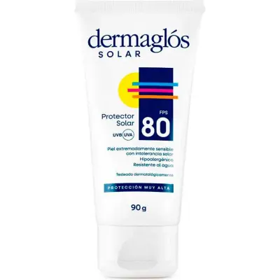 Protector Solar Dermaglós FPS 80 Crema 90 g