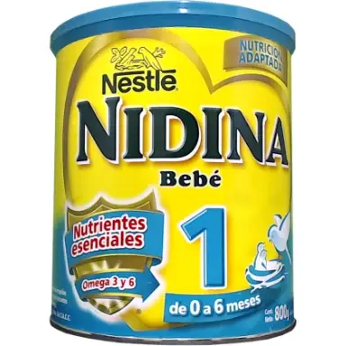 Fórmula de Inicio Nestlé Nidina 1 Envase 800 g