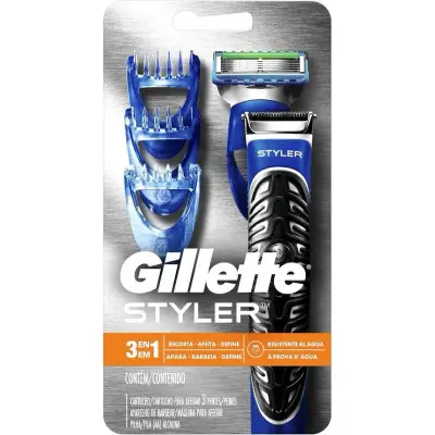 Máquina de Afeitar Gillette Fusion ProGlide Styler 3 en 1