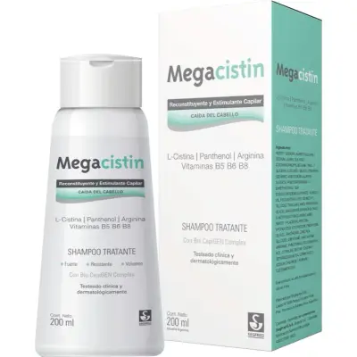 Shampoo Megacistin Caída del Cabello 200 ml