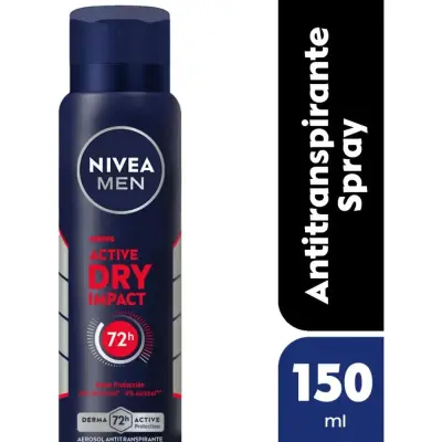 Desodorante en Aerosol Nivea Men Dry Impact 150 ml