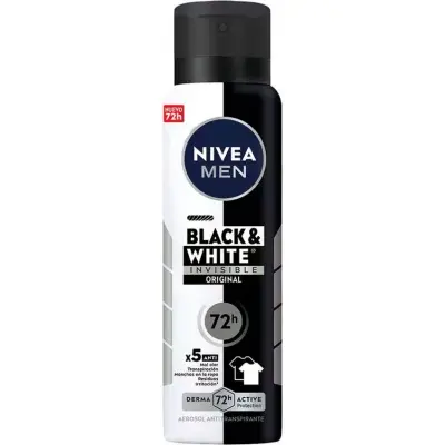 Desodorante Aerosol Nivea Men Invisible Black & White 150 ml