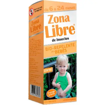 Repelente de Insectos Zona Libre Bebé Crema 40 g