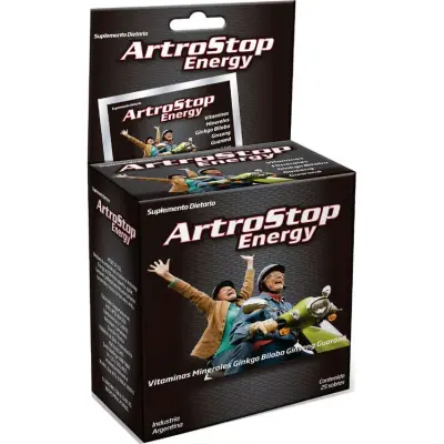 Artrostop Energy Suplemento Dietario Formulab Sobres 5,2 g x 25