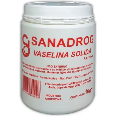 Vaselina Sólida Sanadrog 1 kg