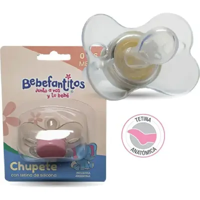 Chupete Bebefantitos Tetina Anatómica Silicona Talle 2
