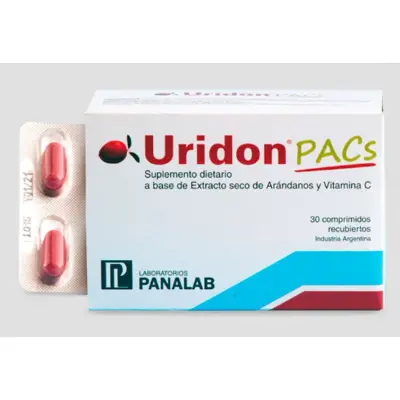 Uridon Pacs Suplemento Dietario Panalab x 30 Comprimidos