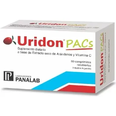 Suplemento Dietario Uridon Pacs x 60 Comprimidos