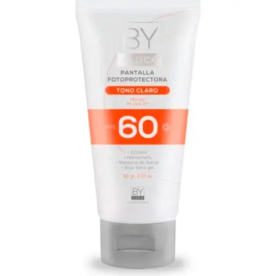 Pantalla Solar By Block FPS 60 Tono Claro 60 g